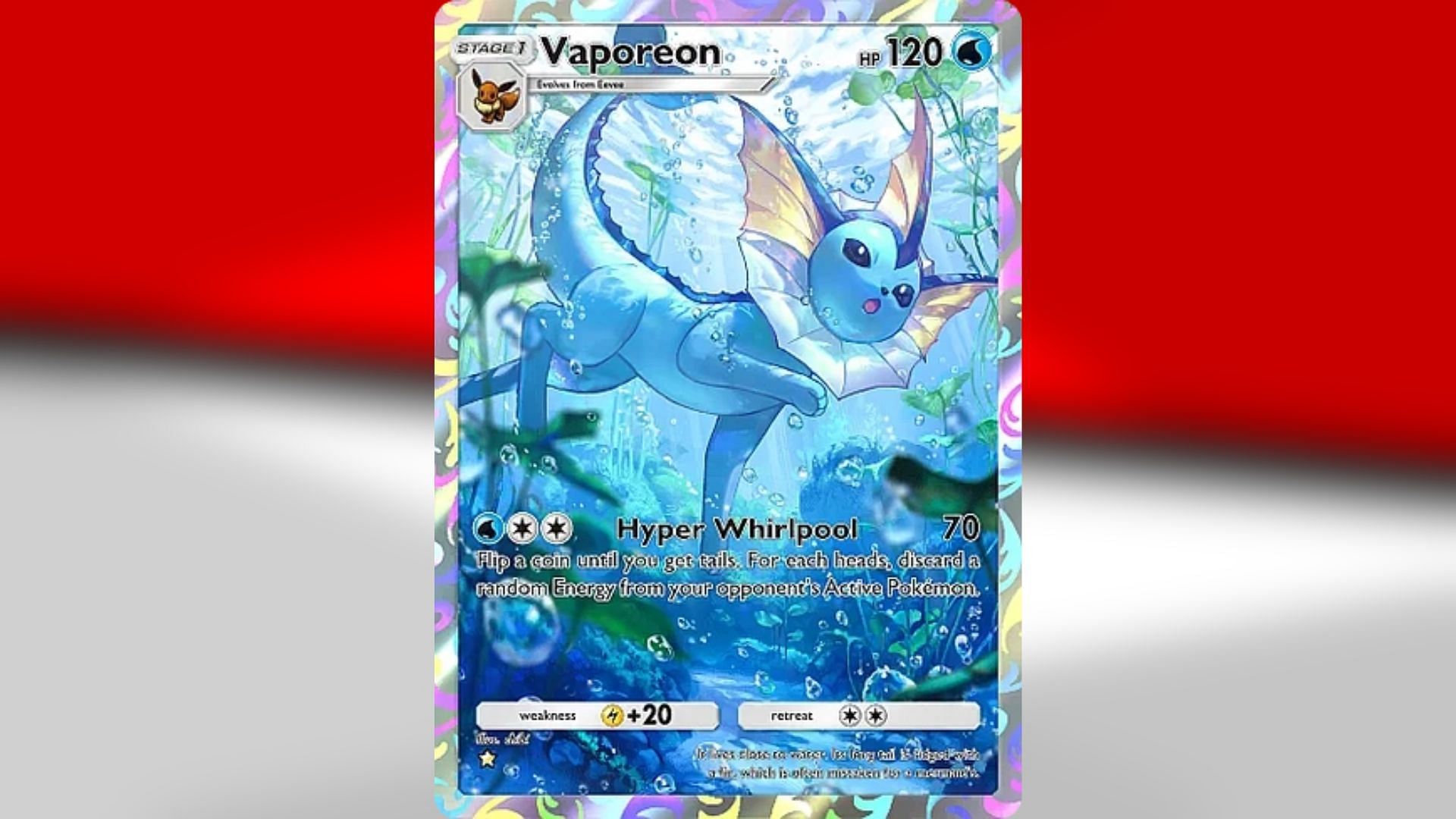 Vaporeon (Image via TPC)